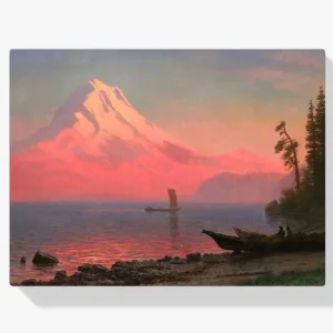 Achat Immédiat Schilderen op nummer – Berg Hood, Oregon - 60x60cm