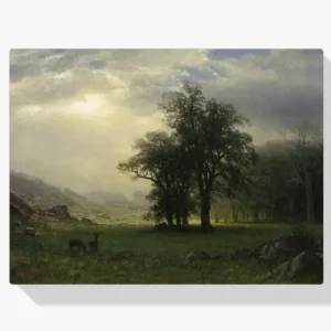 Achat Immédiat Schilderen op nummer – De open vallei - 60x80cm