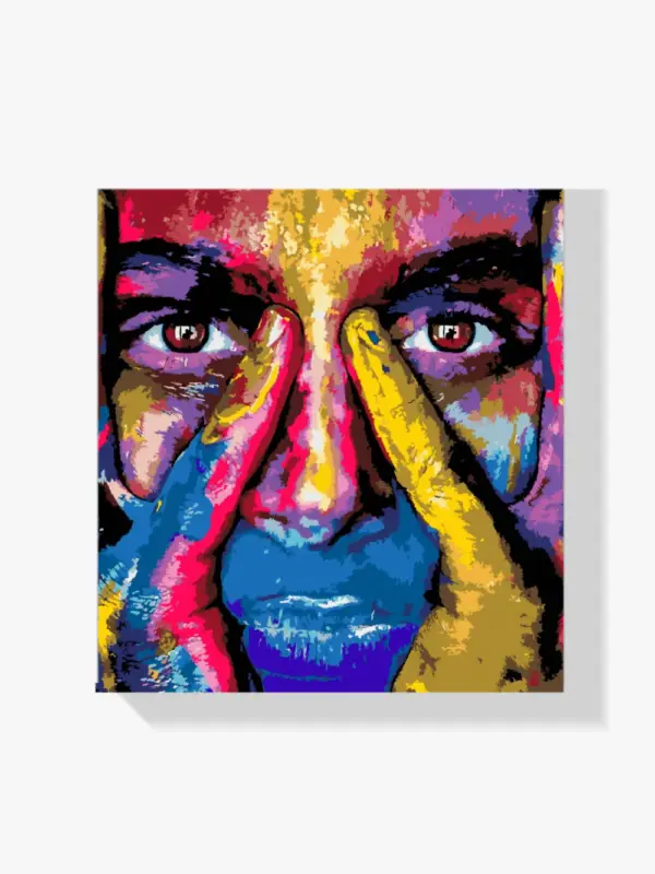 Achat Immédiat Schilderen op nummer – Een oprechte blik - 80x90cm