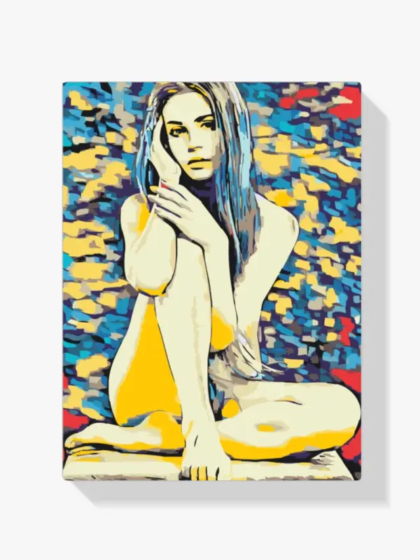 Acheter Direct Schilderen op nummer – Model vrouwen - 100x100cm