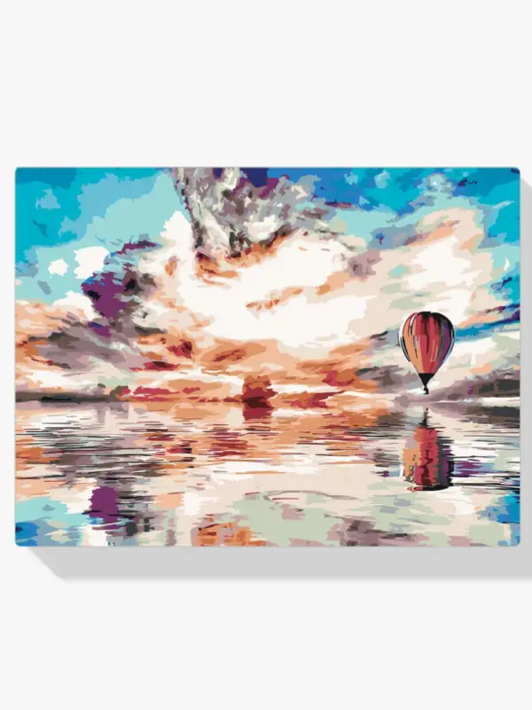 Acheter Direct Schilderen op nummer – Ballonvaart - 50x50cm