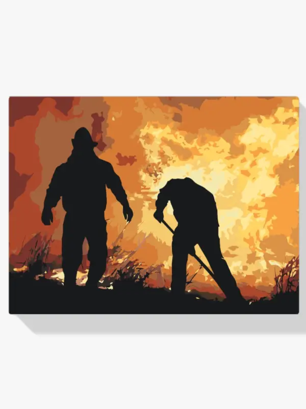 Achat Immédiat Schilderen op nummer – Brandweermannen in actie - 40x50cm