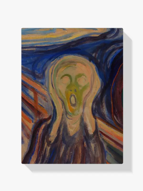 Achat Immédiat Schilderen op nummer – De Schreeuw - 90x90cm