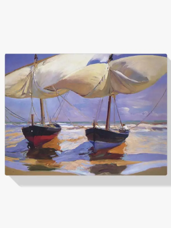 Achat Immédiat Schilderen op nummer – Gestrande Boten - 50x70cm