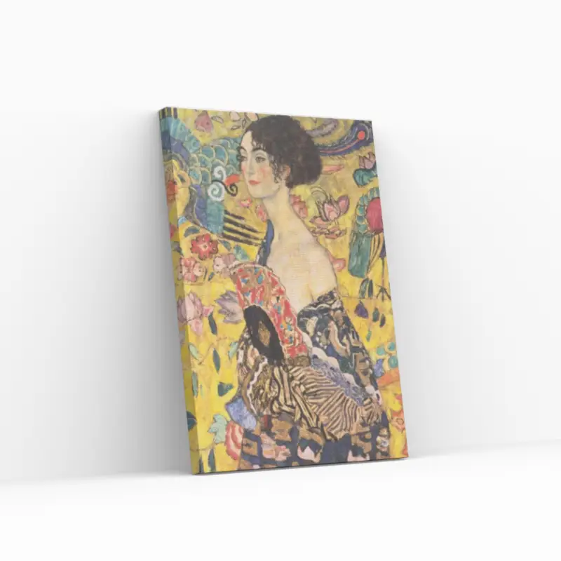 Acheter Direct Schilderen op nummer – Dame met ventilator - 60x80cm