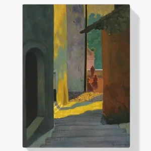 Achat Immédiat Schilderen op nummer – Oude straat in Cagnes - 30x40cm