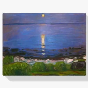 Achat Immédiat Schilderen op nummer – Zomernacht aan het strand - 30x40cm