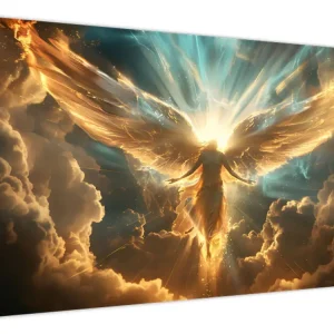 Commander Vite Schilderij - Engelen Mythologie - Eendelig 120x70 cm