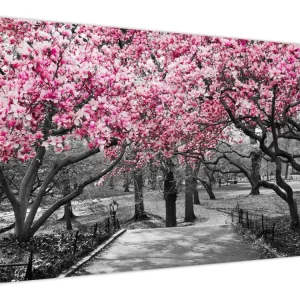 Schilderij - Magnoliabomen - Eendelig 120x70 cm Remise