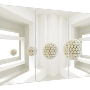 Abstract schilderij - Zicht naar binnen - Driedelig 120x80 cm Petit Prix