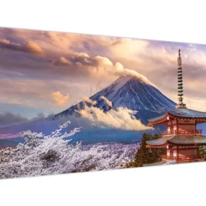 Achat Immédiat Schilderij - De berg Fuji - Eendelig 100x40 cm