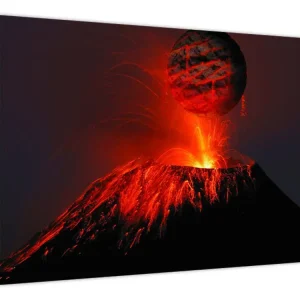 Top Vente Schilderij - Vulkaan - Eendelig 70x50 cm