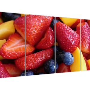Vente Directe Schilderij - Fruit - Vierdelig 160x80 cm