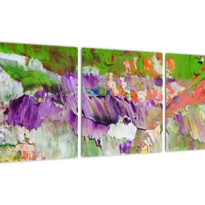 Abstract schilderij - Schildering - Driedelig 90x30 cm Remise