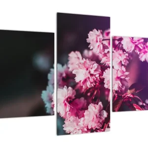 Authentique Schilderij - Bloeiende boom - Driedelig 90x60 cm