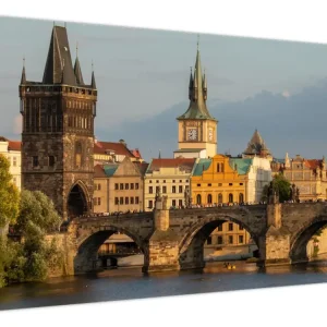 Acheter En Ligne Schilderij - Karelsbrug - Eendelig 90x60 cm