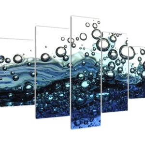 Top Vente Schilderij - Luchtbellen - Vijfdelig 150x105 cm