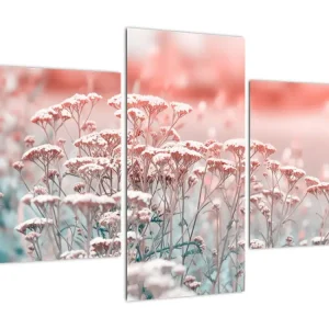 Vente Directe Schilderij - Weidebloemen - Driedelig 90x60 cm