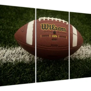 Super Prix Schilderij - Voetbal - Driedelig 120x80 cm