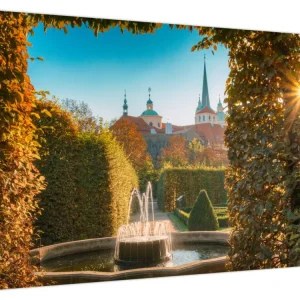 Acheter Direct Schilderij - Paleis Wallenstein - Eendelig 70x50 cm