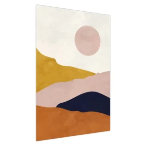 Acheter Direct Schilderij - Aquarel bergen N⁰3 - Eendelig 60x90 cm