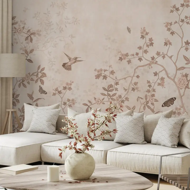 Satisfait Ou Remboursé Fotobehang – Vintage tuin