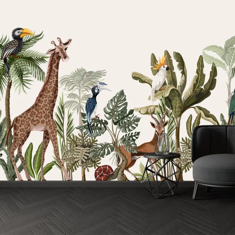 Bon Marché Fotobehang - Bewoners van Afrika