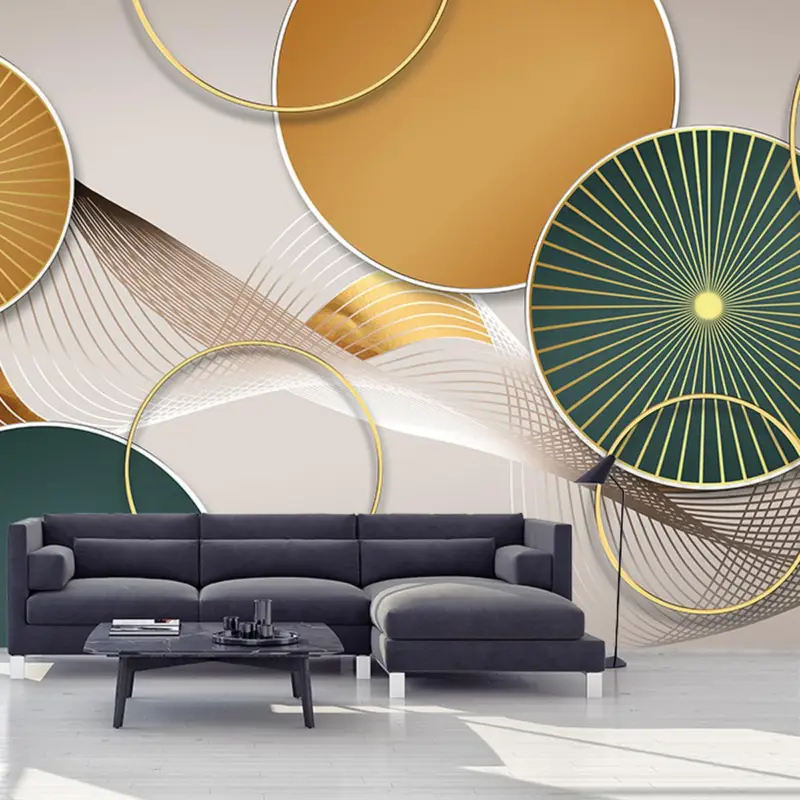 Achetez Aujourd’hui Fotobehang - Gouden kringen