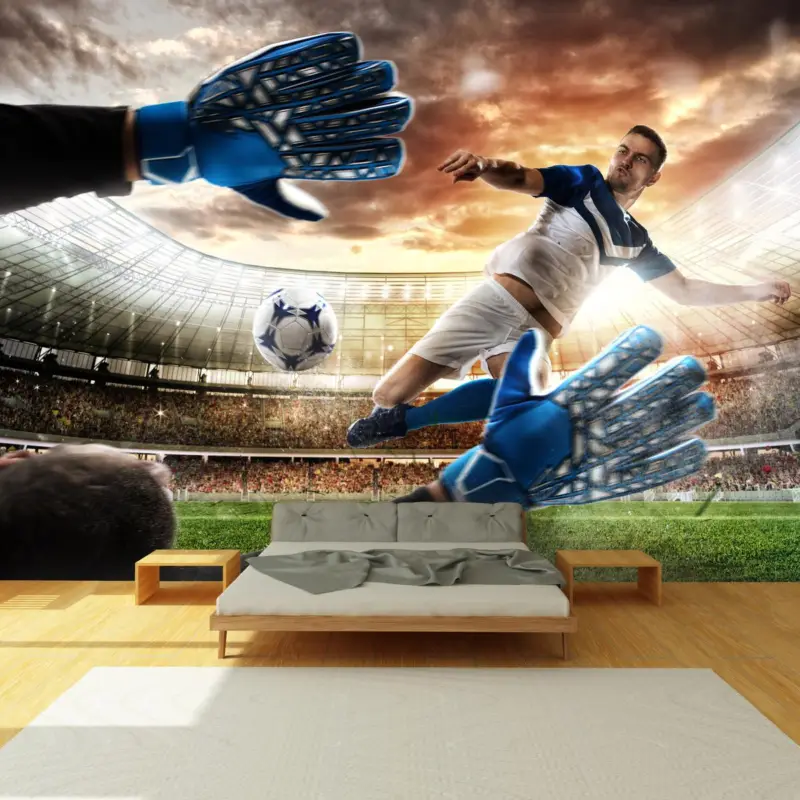 Retour Gratuit Fotobehang - Voetballer