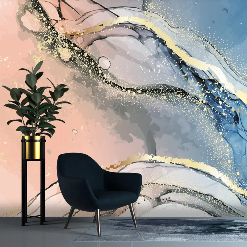 Affaire À Saisir Fotobehang - Marmer, grafiek