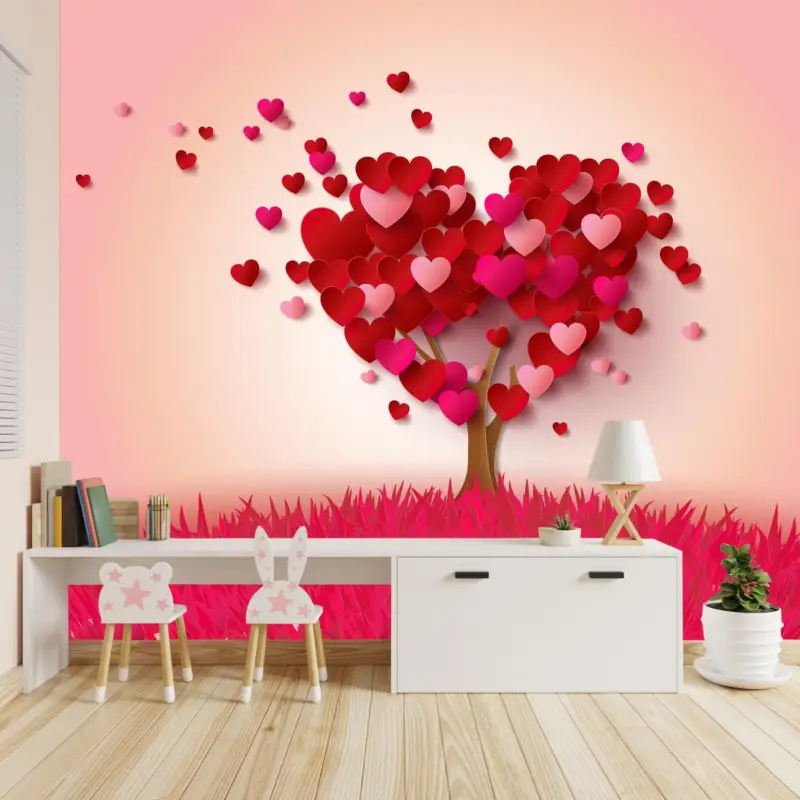 Vente Directe Fotobehang - Boom van verliefden