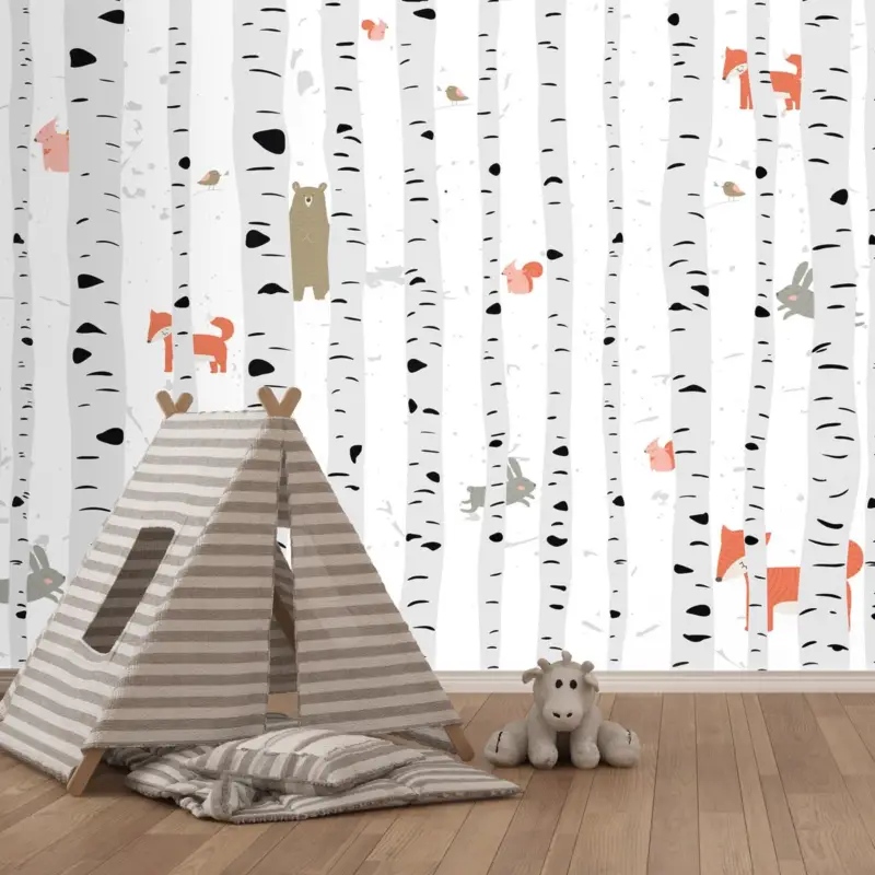 Bon Marché Fotobehang - Beukenbosje