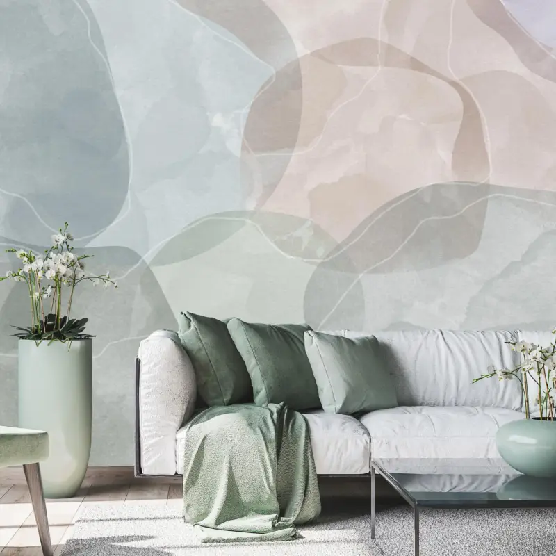 Promotion Fotobehang - Aquarelvlekken