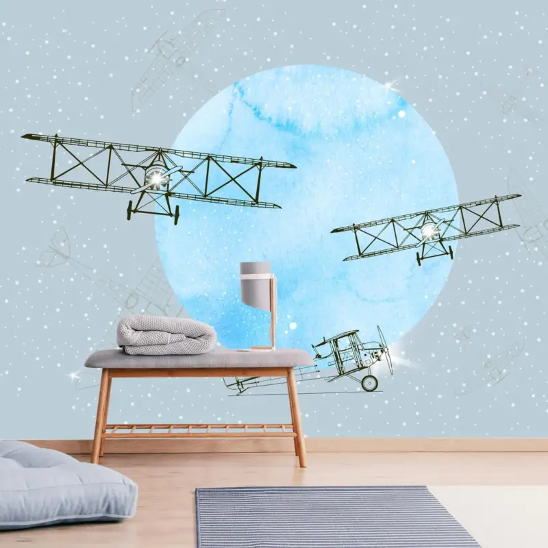 Remise Fotobehang - Vliegtuigen