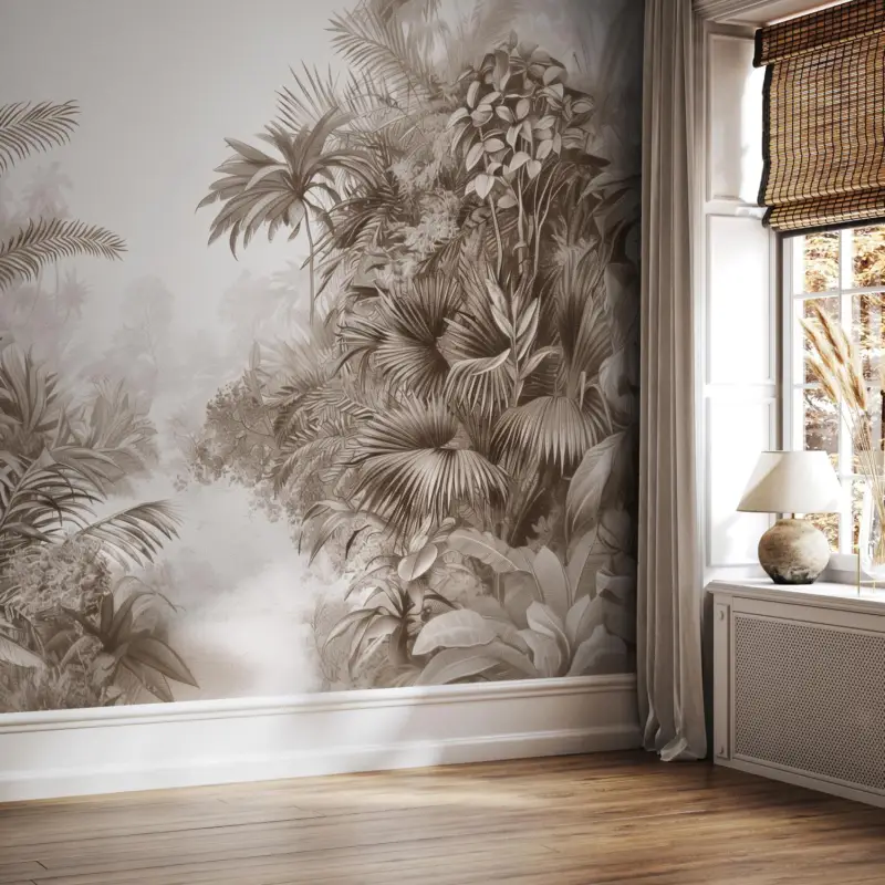 Quantité Limitée Fotobehang - Getekende jungle