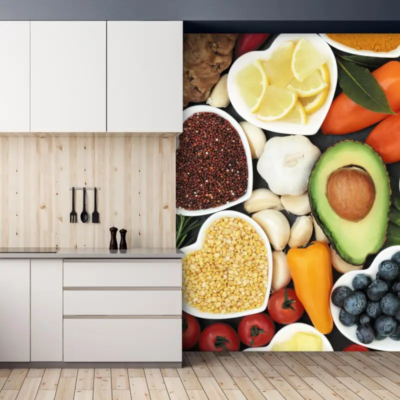 Solde Fotobehang - Levensmiddelen