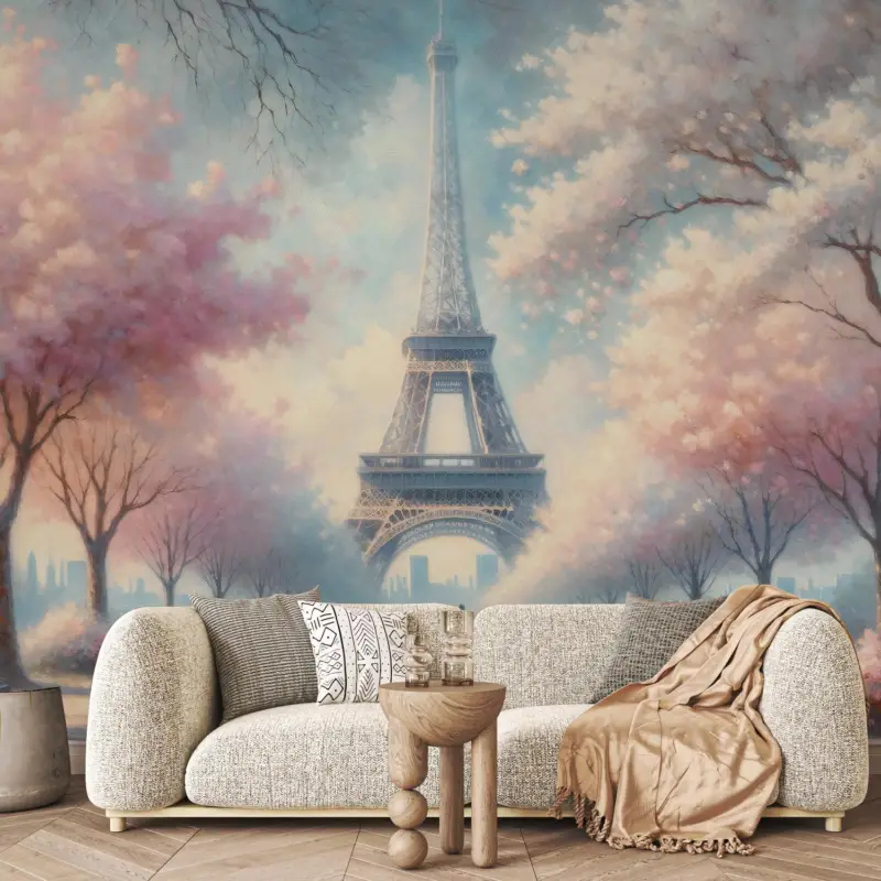 Acheter Direct Fotobehang - Lente in Parijs