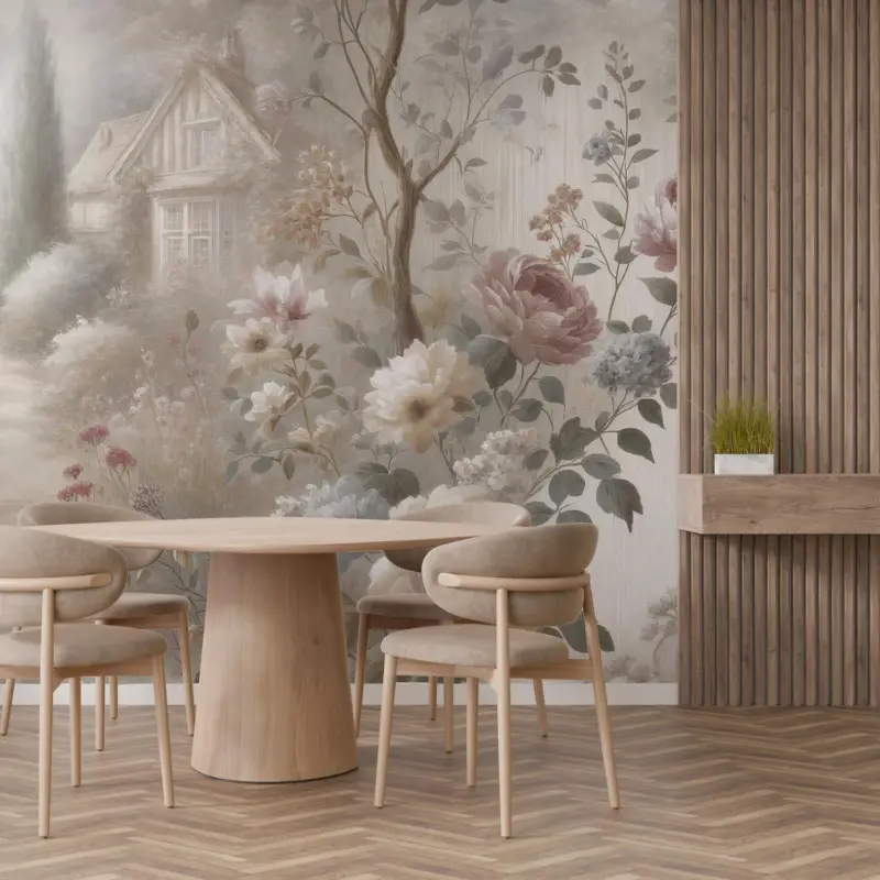 Promotion Fotobehang - Huis in de tuin