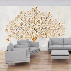 Super Prix Fotobehang - Boom van rozen