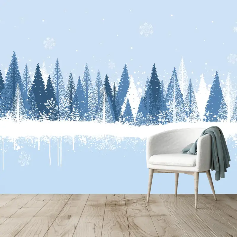 Super Prix Fotobehang - Koude winter