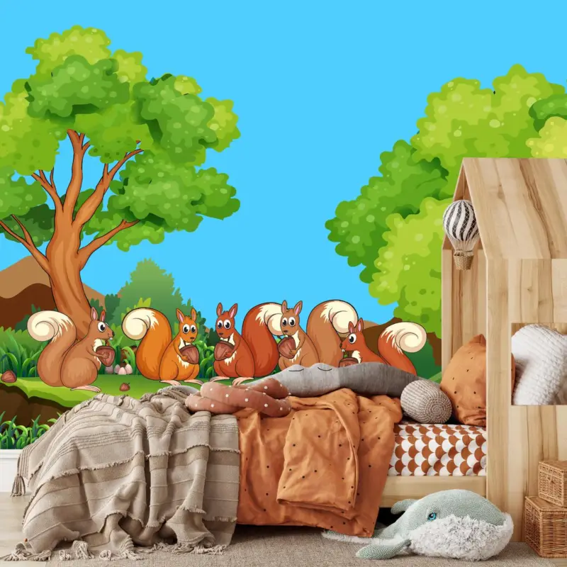 Top Vente Fotobehang - Eekhoorntjes