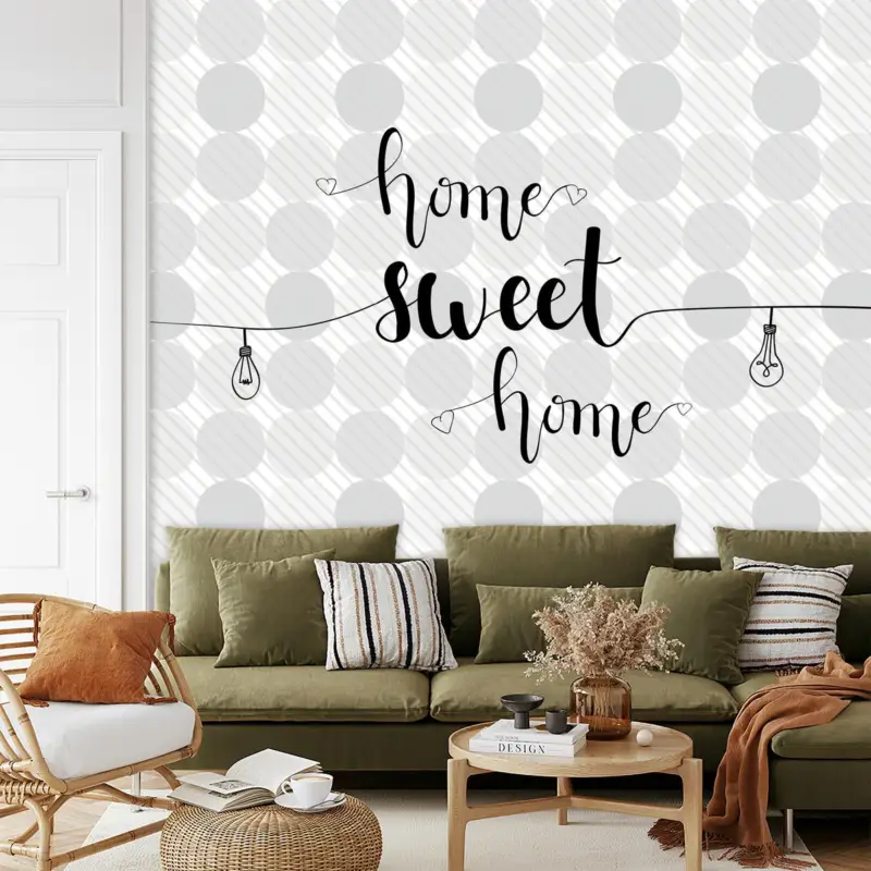 Promotion Saisonnière Fotobehang - Sweet home, opschrift