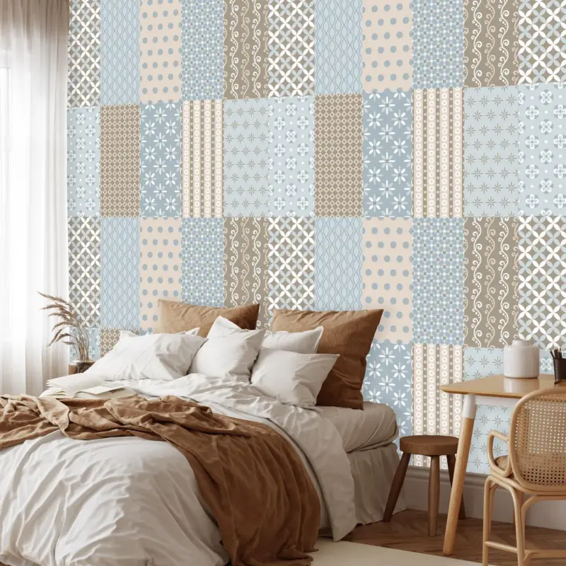 Quantité Limitée Fotobehang - Collage van patronen