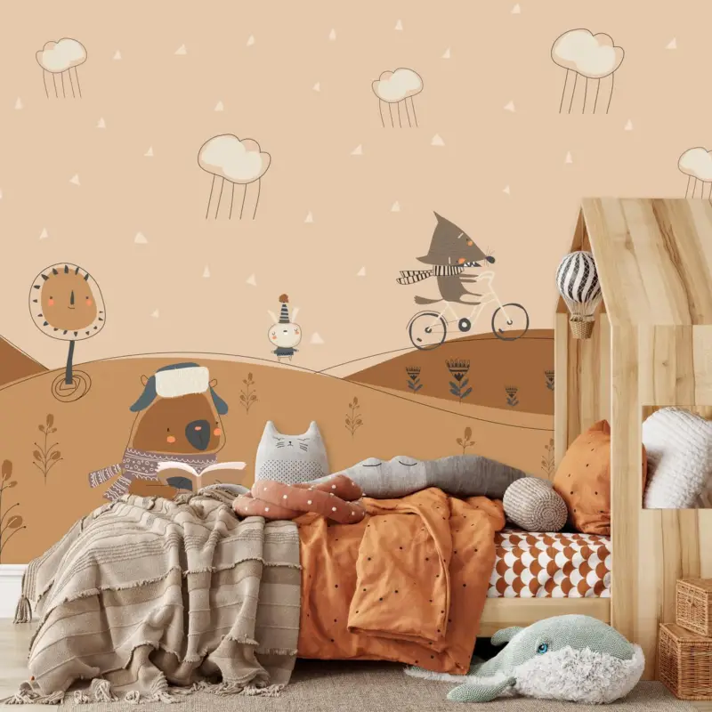 Achetez Aujourd’hui Fotobehang - Landschap, bruin