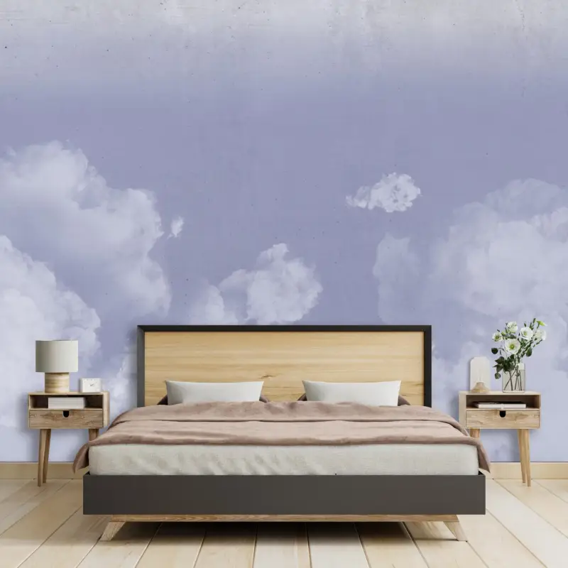 Satisfait Ou Remboursé Fotobehang - Wolkjes