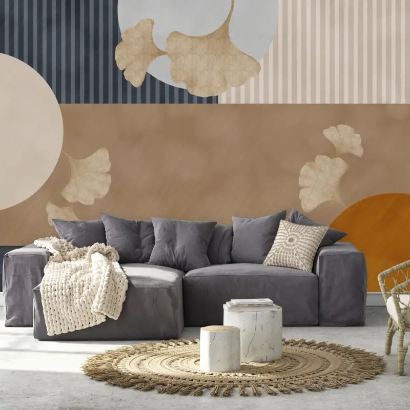 Retour Gratuit Fotobehang - Modern, abstract behang