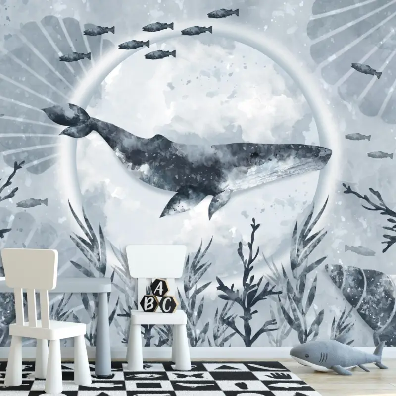 Seulement Aujourd’hui Fotobehang - Walvis