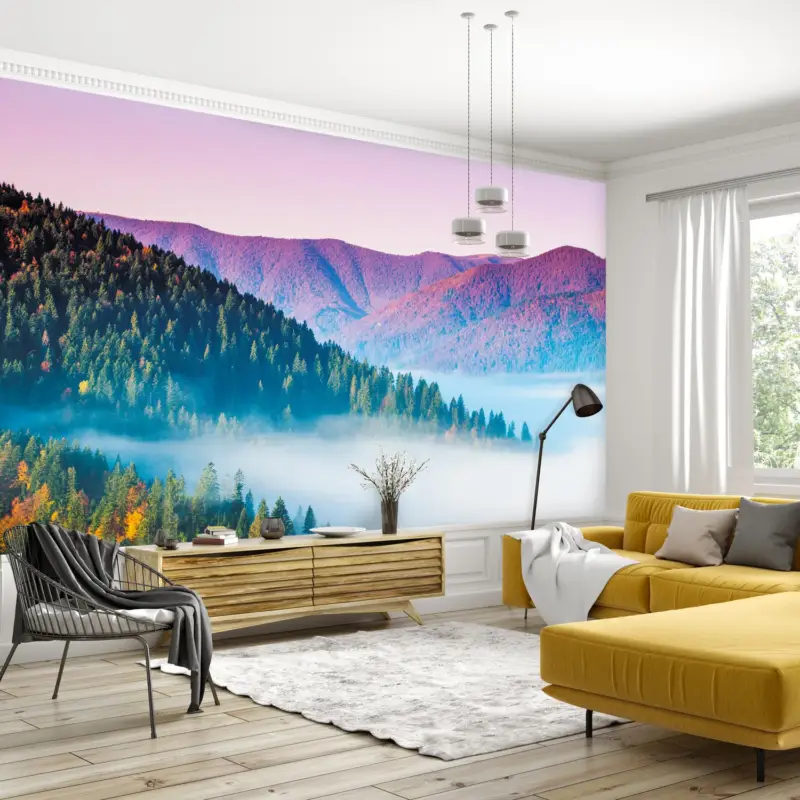 Super Prix Fotobehang - Boslandschap