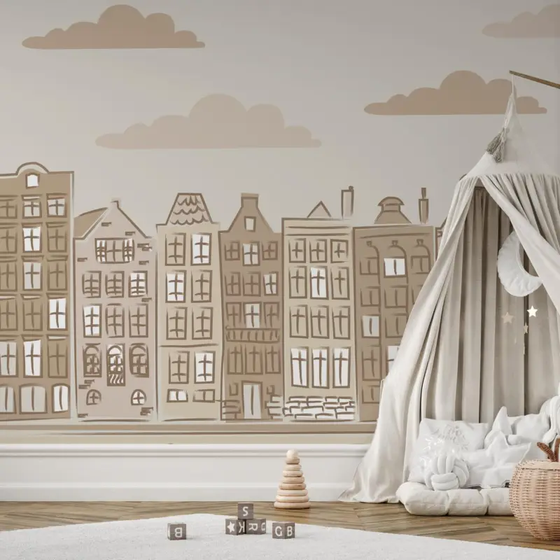 Super Prix Fotobehang - Stad