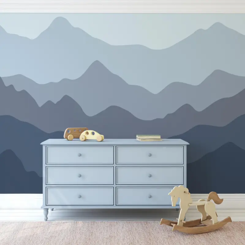 Affaire À Saisir Fotobehang - Blauwe Bergen